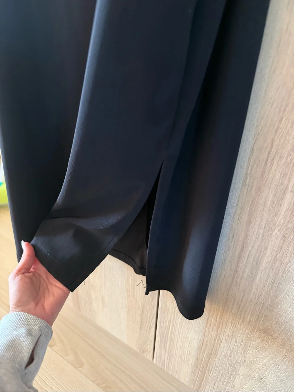 Ricki's - Vintage Black Midi Dress with Embellished Neckline - Picture 10 of 10